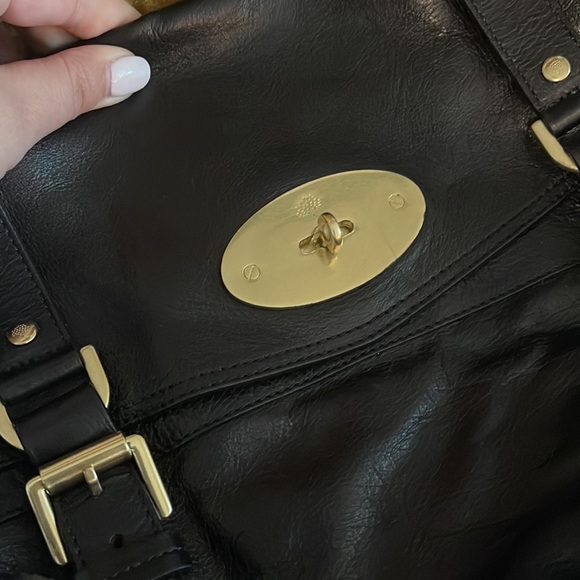 Mulberry Black Leather Satchel - Picture 7 of 12